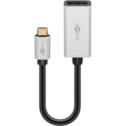 Goobay 60195 adaptateur graphique USB Noir, Argent