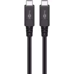 Goobay 60200 câble USB 1 m USB4 Gen 3x2 USB C Noir - Vue supplémentaire 2