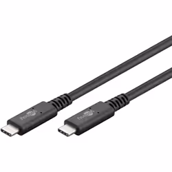 Goobay 60200 câble USB 1 m USB4 Gen 3x2 USB C Noir - Vue supplémentaire 3