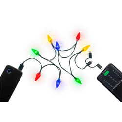 Goobay 60339 lumière décorative Lampes de fée Bleu, Vert, Rouge, Jaune 8 lampe(s) LED 5 W
