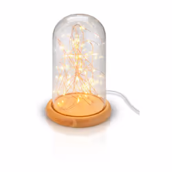 Goobay 60340 lumière décorative Figurine lumineuse décorative Beige, Transparent, Blanc 50 lampe(s) LED