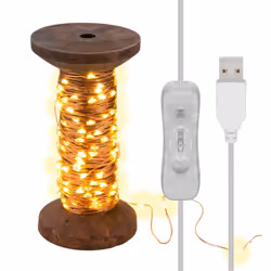Goobay 60342, Lampes de fée, Marron, Transparent, IP20, Transparent, 150 lampe(s), LED