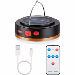 Goobay 60344, USB powered camping lantern, Noir, Or, Rouge, Blanc, Acrylonitrile-Butadiène-Styrène (ABS), Polypropylène (PP), ...