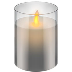 Goobay 60370 bougie électrique 0,03 W LED Gris, Blanc