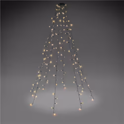 Goobay 60385 lumière décorative Lampes de fée Noir, Vert 200 lampe(s) LED 0,04 W