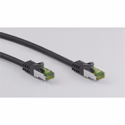 Goobay 61093 câble de réseau Noir 1 m Cat8.1 S/FTP (S-STP)