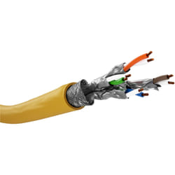 Goobay 61126 câble de réseau Jaune 25 m Cat8.1 S/FTP (S-STP)