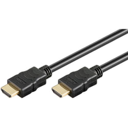 Goobay 61150 câble HDMI 1 m HDMI Type A (Standard) Noir