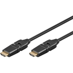 Goobay 61286 câble HDMI 2 m HDMI Type A (Standard) Noir