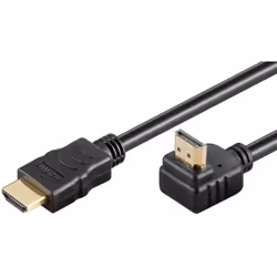Goobay 61294, 1 m, HDMI Type A (Standard), HDMI Type A (Standard), Compatibilité 3D, Noir