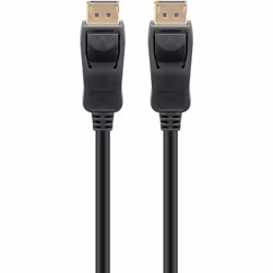 Goobay 61696, 1 m, DisplayPort, DisplayPort, Mâle, Mâle, Noir