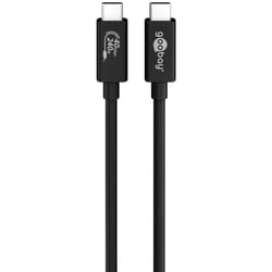 Goobay 61716 câble USB 0,7 m USB4 Gen 3x2 USB C Noir