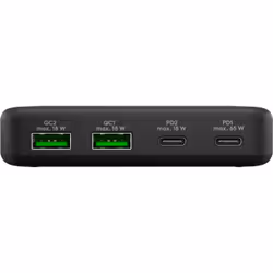 Goobay 61772 chargeur d'appareils mobiles Caméra Numérique, Écouteurs, Téléphone portable, Ordinateur portable, Smartwatch, Tablette Noir Secteur Charge rapide Intérieure