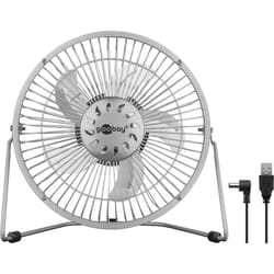 Goobay 62062 gadget USB Argent Ventilateur