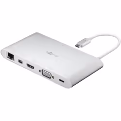 Goobay 62113 station d'accueil Avec fil USB 3.2 Gen 1 (3.1 Gen 1) Type-C Argent - Vue supplémentaire 2