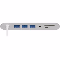 Goobay 62113 station d'accueil Avec fil USB 3.2 Gen 1 (3.1 Gen 1) Type-C Argent - Vue supplémentaire 6