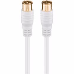 Goobay 62743, 1,5 m, Type F, Type F, Blanc