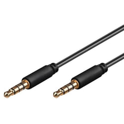 Goobay 63826 câble audio 1 m 3,5mm Noir