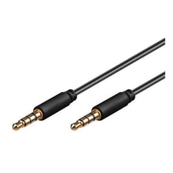 Goobay AVK 182-0300 mini câble audio 3 m 3,5mm Noir