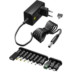 Goobay 64571 adaptateur de puissance & onduleur Intérieure 7,2 W Noir