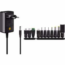 Goobay 64571 adaptateur de puissance & onduleur Intérieure 7,2 W Noir