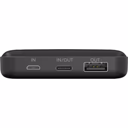 Goobay 64591 banque d'alimentation électrique Lithium Polymère (LiPo) 10000 mAh Noir