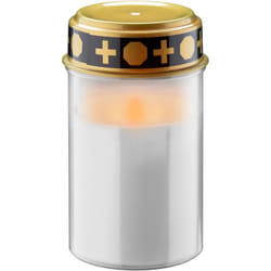 Goobay 64604 bougie électrique 0,2 W LED Noir, Or, Blanc