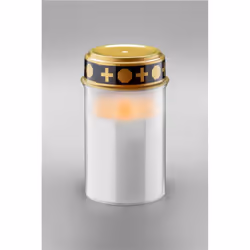 Goobay 64604 bougie électrique 0,2 W LED Noir, Or, Blanc