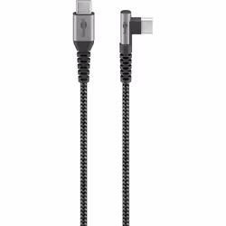 Goobay 64659, 1 m, USB C, USB C, USB 2.0, 60 Mbit/s, Noir, Gris