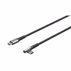 Goobay 64659 câble USB 1 m USB 2.0 USB C Noir, Gris