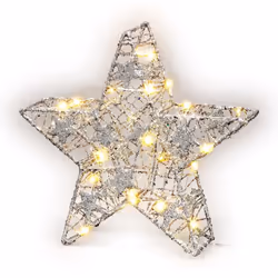 Goobay 64787, Figurine lumineuse décorative, Argent, Transparent, IP20, WEEE, CE, 25 lampe(s), LED
