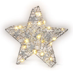 Goobay 64787 lumière décorative Figurine lumineuse décorative Argent, Transparent 25 lampe(s) LED 0,06 W