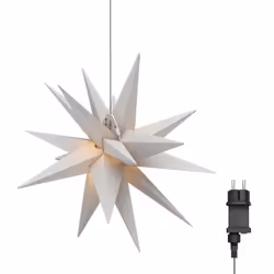 Goobay 64789, Figurine lumineuse décorative, Transparent, Blanc, IP44, 6 h, 18 h, WEEE, CE