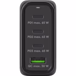 Goobay 64819 chargeur d'appareils mobiles Écouteurs, Ordinateur portable, Smartphone Noir Secteur Charge rapide Intérieure - Vue supplémentaire 4