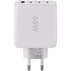 Goobay 64822 chargeur d'appareils mobiles Écouteurs, Ordinateur portable, Smartphone, Tablette Blanc Secteur Charge rapide Intérieure