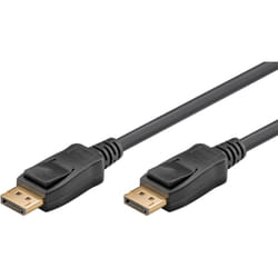 Goobay 64863 câble DisplayPort 2 m Noir