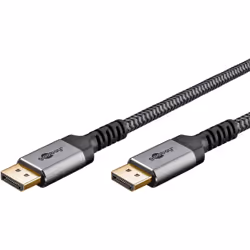 Goobay 65271, 5 m, DisplayPort, HDMI, Mâle, Mâle, Gris