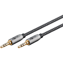 Goobay 65274 câble audio 2 m TRS 3,5 mm Gris