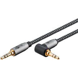 Goobay 65278 câble audio 1 m TRS 3,5 mm Gris