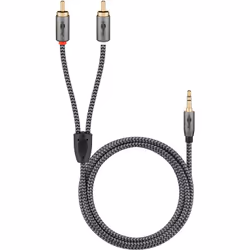Goobay 65284 câble audio 0,5 m 3,5mm 2 x RCA Gris - Vue supplémentaire 5