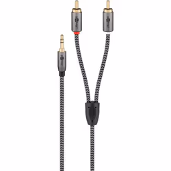Goobay 65289 câble audio 3 m 3,5mm 2 x RCA Gris - Vue supplémentaire 4
