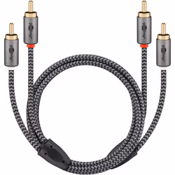 Goobay 65293 câble audio 2 m 2 x RCA Gris - Vue supplémentaire 6