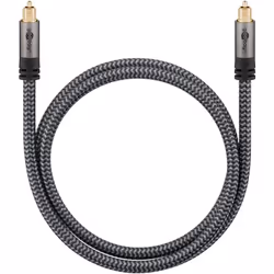 Goobay 65305 câble audio 2 m TOSLINK Noir, Argent - Vue supplémentaire 4