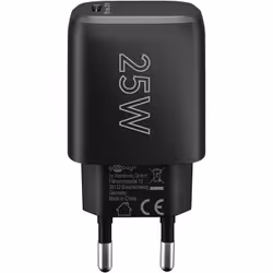 Goobay 65367 chargeur d'appareils mobiles Ordinateur portable, Smartphone, Tablette Noir Secteur Intérieure