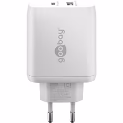 Goobay 65412 chargeur d'appareils mobiles Écouteurs, Ordinateur portable, Smartphone, Tablette Blanc Secteur Intérieure
