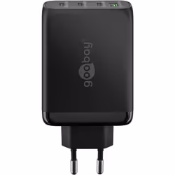 Goobay 65555 chargeur d'appareils mobiles Ordinateur portable, Smartphone Noir Secteur Charge rapide Intérieure