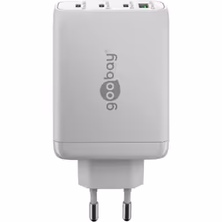 Goobay 65556 chargeur d'appareils mobiles Ordinateur portable, Smartphone Blanc Secteur Charge rapide Intérieure