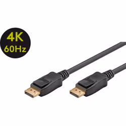 Goobay 65923 câble DisplayPort 2 m Noir