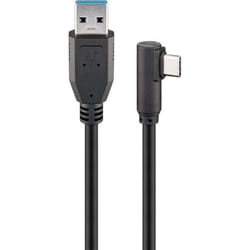 Wentronic 66502 câble USB 1,5 m USB 3.2 Gen 1 (3.1 Gen 1) USB C USB A Noir