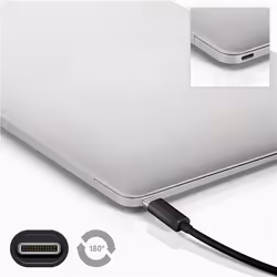 Wentronic 66509 câble USB 3 m USB 3.2 Gen 1 (3.1 Gen 1) USB C Noir